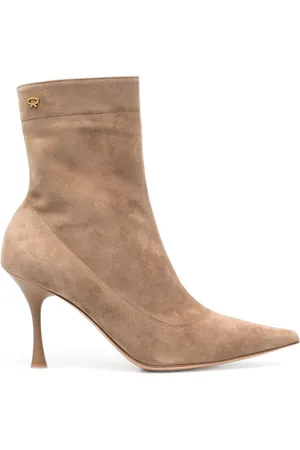 Gianvito Rossi Dunn 85mm suede ankle boots
