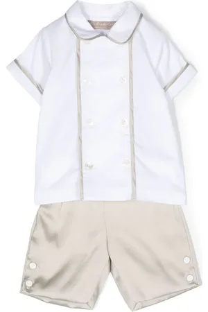 LA STUPENDERIA Edoardo double-breasted short-set