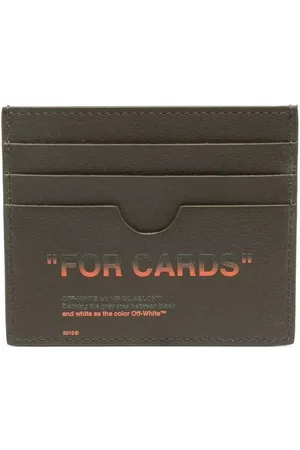 OFF-WHITE Quote leather cardholder