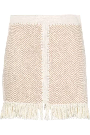 Rodebjer Women Skirts - Fringe-detail knitted skirt