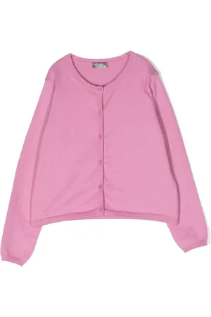 Il gufo Long-sleeve cotton cardigan