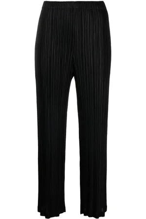 PLEATS PLEASE ISSEY MIYAKE Straight-leg plissé trousers
