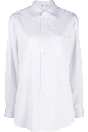 Saint Laurent Striped long-sleeve shirt