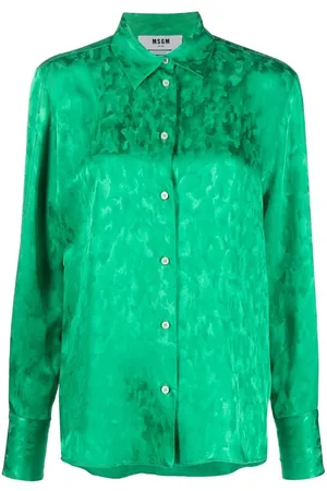 Msgm Abstract-print blouse