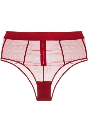 Kiki de Montparnasse Illusion tulle high-waist briefs