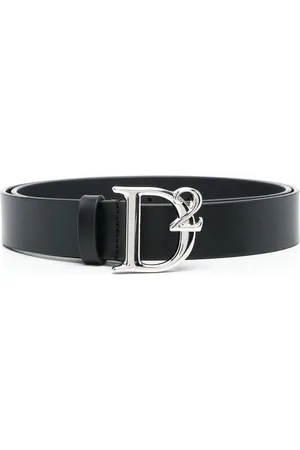 Dsquared2 Leather logo-plaque belt