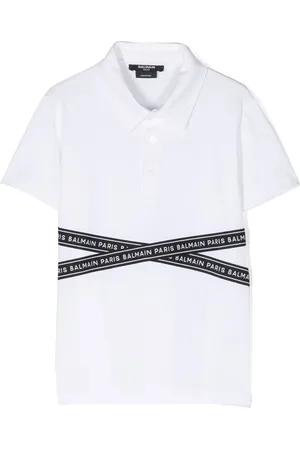 Balmain Logo-print polo shirt