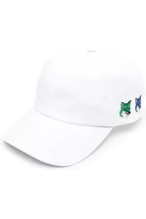 Maison Kitsuné Fox head embroidered cap
