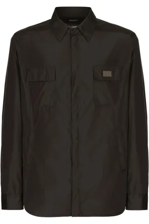 Dolce & Gabbana Logo-patch long-sleeve shirt