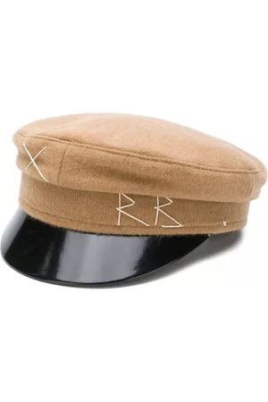 Ruslan Baginskiy Men Hats - Varnished brim hat