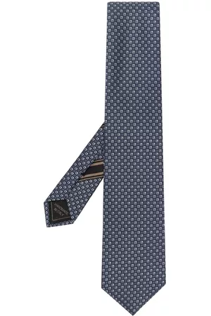 BRIONI All-over pattern-print tie