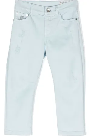 Brunello Cucinelli Five-pockets ripped jeans