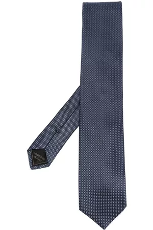 BRIONI Men Bow Ties - All-over embroidered-pattern tie