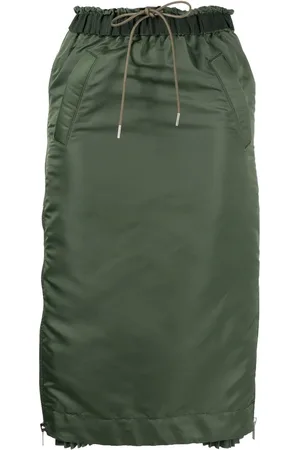 SACAI Elasticated waist skirt