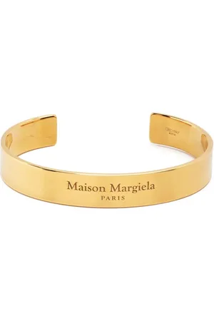 Maison Margiela Logo-engraved cuff bracelet