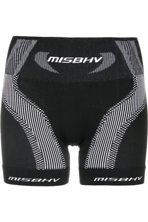MISBHV Logo-print mini shorts