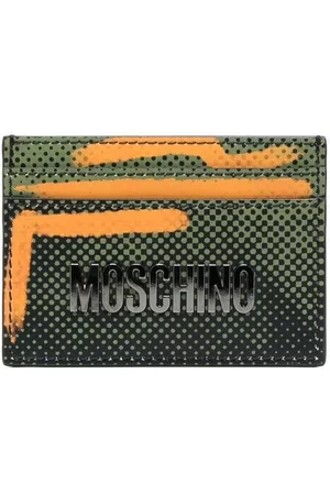 Moschino Logo-engraved cardholder