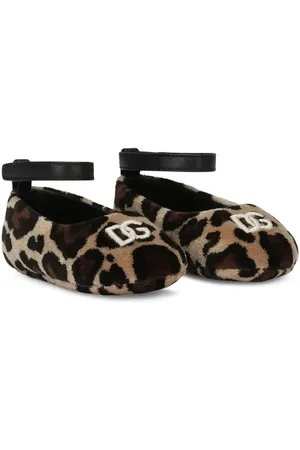 Dolce & Gabbana Leopard-print ballerina shoes