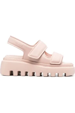 vic matiè Touch-strap leather sandals