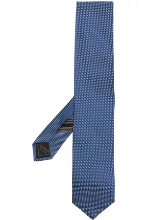 Brioni Men Bow Ties - All-over pattern-print tie