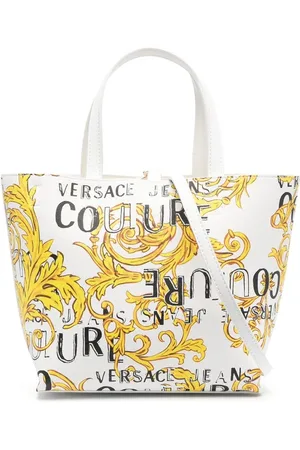 VERSACE Logo-print tote bag