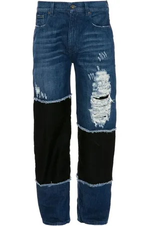 J.W.Anderson Distressed straight-leg jeans