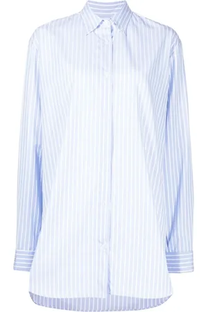 Macgraw Critic striped oversized shirt