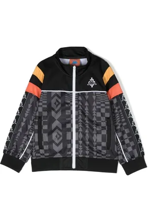 MARCELO BURLON Geometric-print track jacket