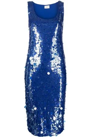 P.A.R.O.S.H. Sequinned midi dress