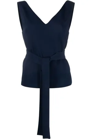 P.A.R.O.S.H. Sleeveless belted top