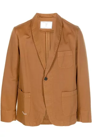 Société Anonyme Blazers - Logo-print single-breasted blazer