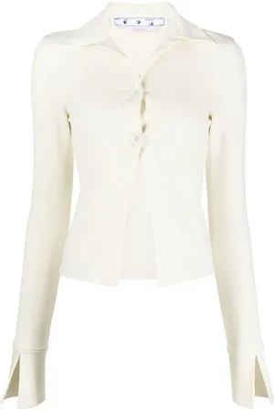 OFF-WHITE Sleek long-sleeved shirt