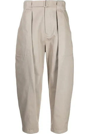 SONGZIO Volume cropped carrot trousers