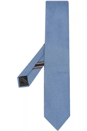 BRIONI Men Bow Ties - Micro-print silk tie
