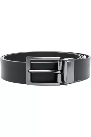 Karl Lagerfeld Men Belts - Logo-print leather belt