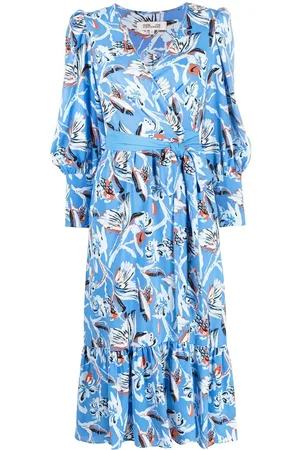 Diane von Furstenberg Floral-print midi-dress