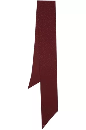 Saint Laurent Men Scarves - Cassandre Dotted silk lavaliere