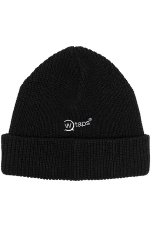 Wtaps Beanies - Embroidered logo ribbed beanie