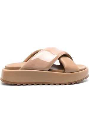 Gia Borghini Crossover-strap slides