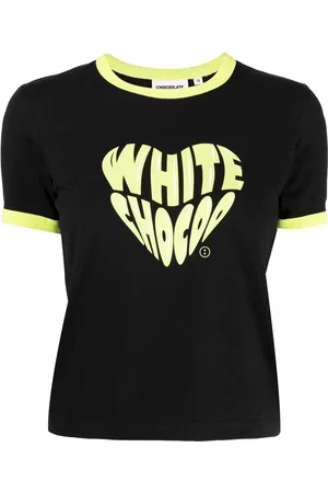 Chocoolate Heart-print short-sleeved T-shirt