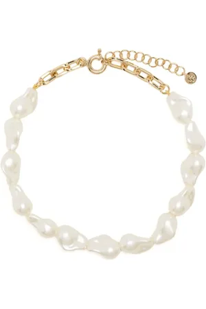 REJINA PYO Chain Choker pearl-embellished necklace