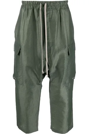 Rick Owens Cropped drop-crotch trousers