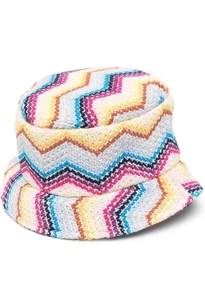 Missoni Girls Hats - Zigzag-print bucket hat