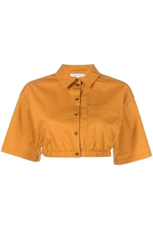 Patrizia Pepe Cropped cotton shirt
