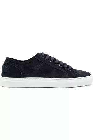 BRIONI Leather lace-up sneakers