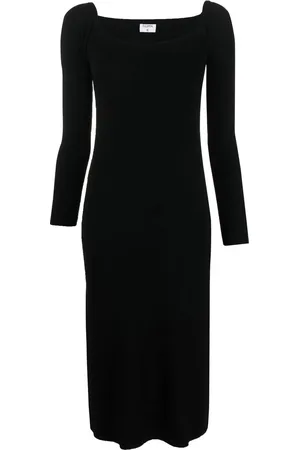 Filippa K Off-shoulder knitted midi dress