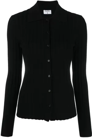 Filippa K Ribbed buttoned cardigan