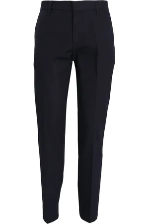 Emporio Armani Logo-plaque tapered-leg trousers