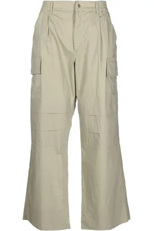 There Was One Wide-leg cotton cargo trousers
