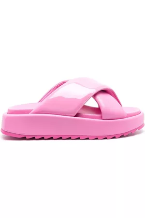 Gia Borghini Crossover-strap slides